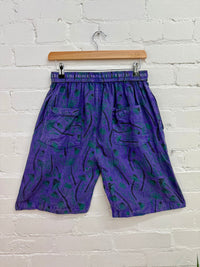 Mushroom Print Shorts
