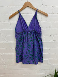 Mushroom Print Strappy Vest