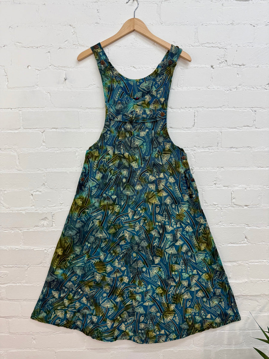 Tie Dye Mushroom Print Long Dress