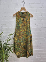 Tie Dye Mushroom Print Sleeveless Balloon Dress