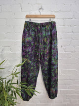 Tie Dye Mushroom Print Harem Trousers