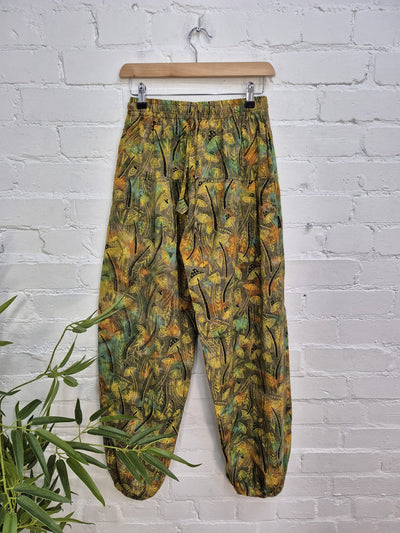 Tie Dye Mushroom Print Harem Trousers