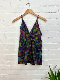 Tie Dye Mushroom Print Strappy Vest