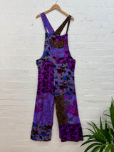 Patchwork Floral Dungarees