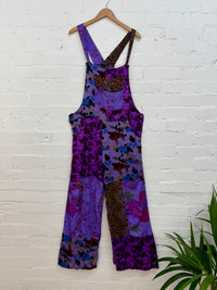 Patchwork Floral Dungarees