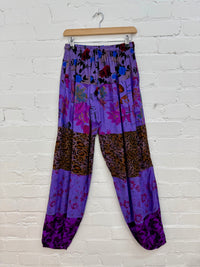 Patchwork Floral Harem Trousers