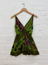 Patchwork Floral Strappy Vest