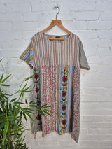 Short Sleeve Long Dress