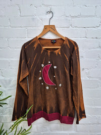 Moon Long Sleeve Tshirt