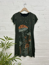 Mushroom Short Sleeve Dress