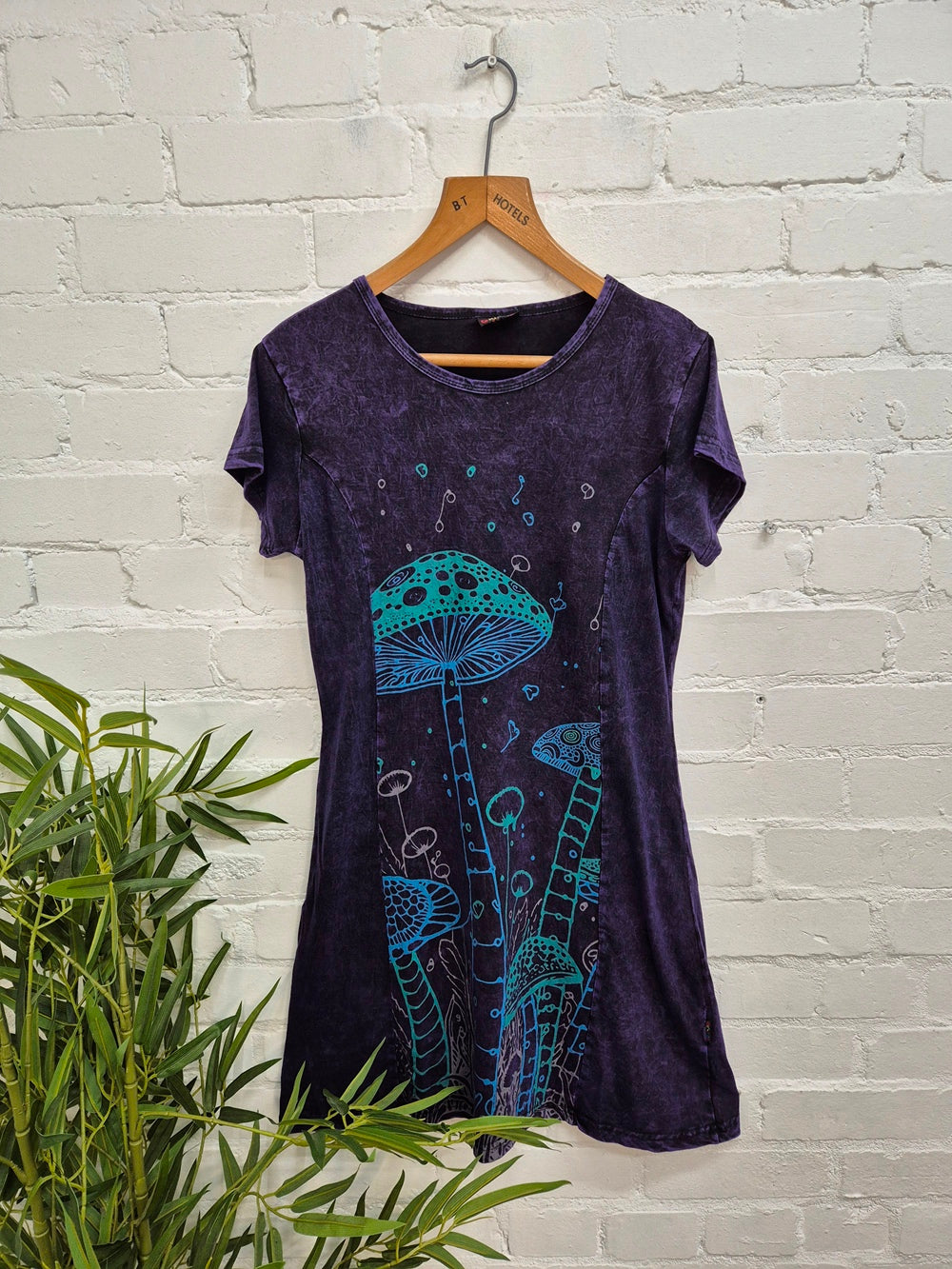 Mushroom Short Sleeve Dress