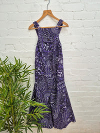 Printed Long Dungarees Wide Leg