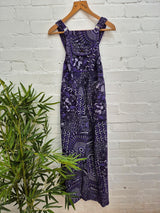 Printed Long Dungarees Wide Leg
