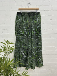 Printed Wide Leg Trousers