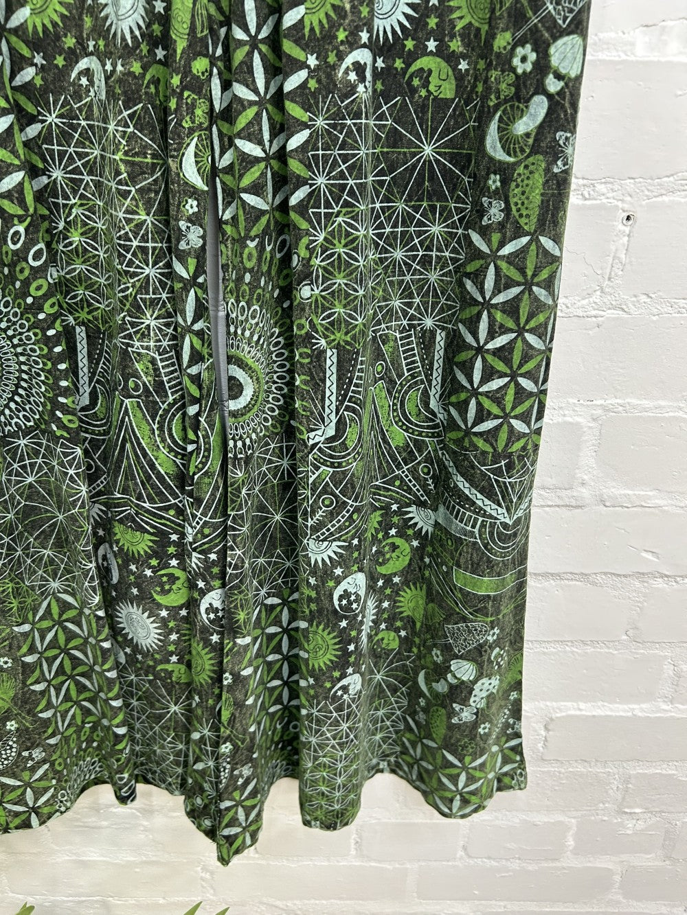 Printed Wide Leg Trousers