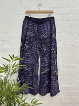 Printed Wide Leg Trousers
