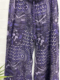 Printed Wide Leg Trousers