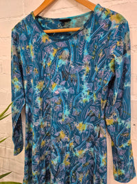 Mushroom Long Sleeve Short Dress