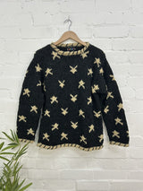 Roll Neck Starry Night Jumper