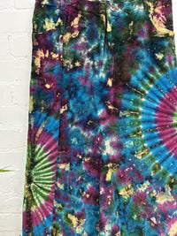Cord Tie Dye Long Skirt