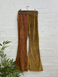 Panelled Flare Trousers