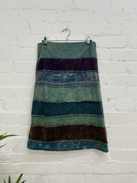 Panelled Spacedye Skirt