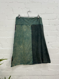 Panelled Spacedye Skirt