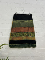 Panelled Spacedye Skirt