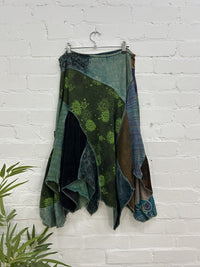 Panelled Midi Skirt