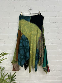 Panelled Midi Skirt