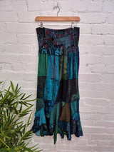 Panelled Long Skirt