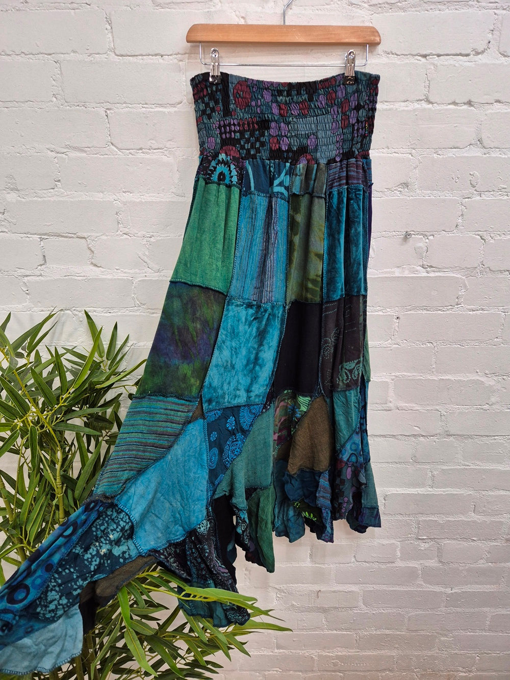 Panelled Long Skirt