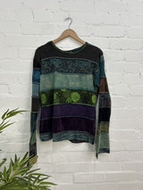 Panelled Spacedye Tshirt