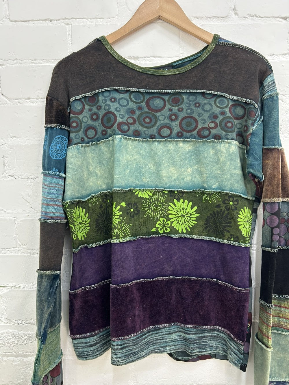Panelled Spacedye Tshirt