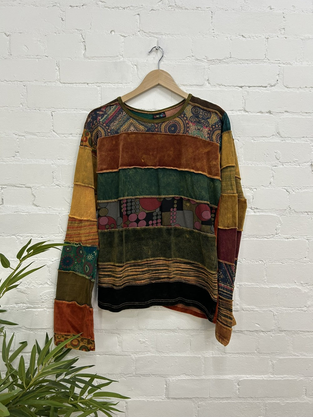 Panelled Spacedye Tshirt