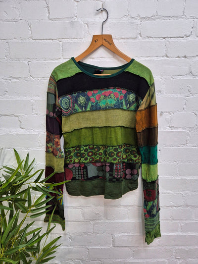 Panelled Spacedye Tshirt