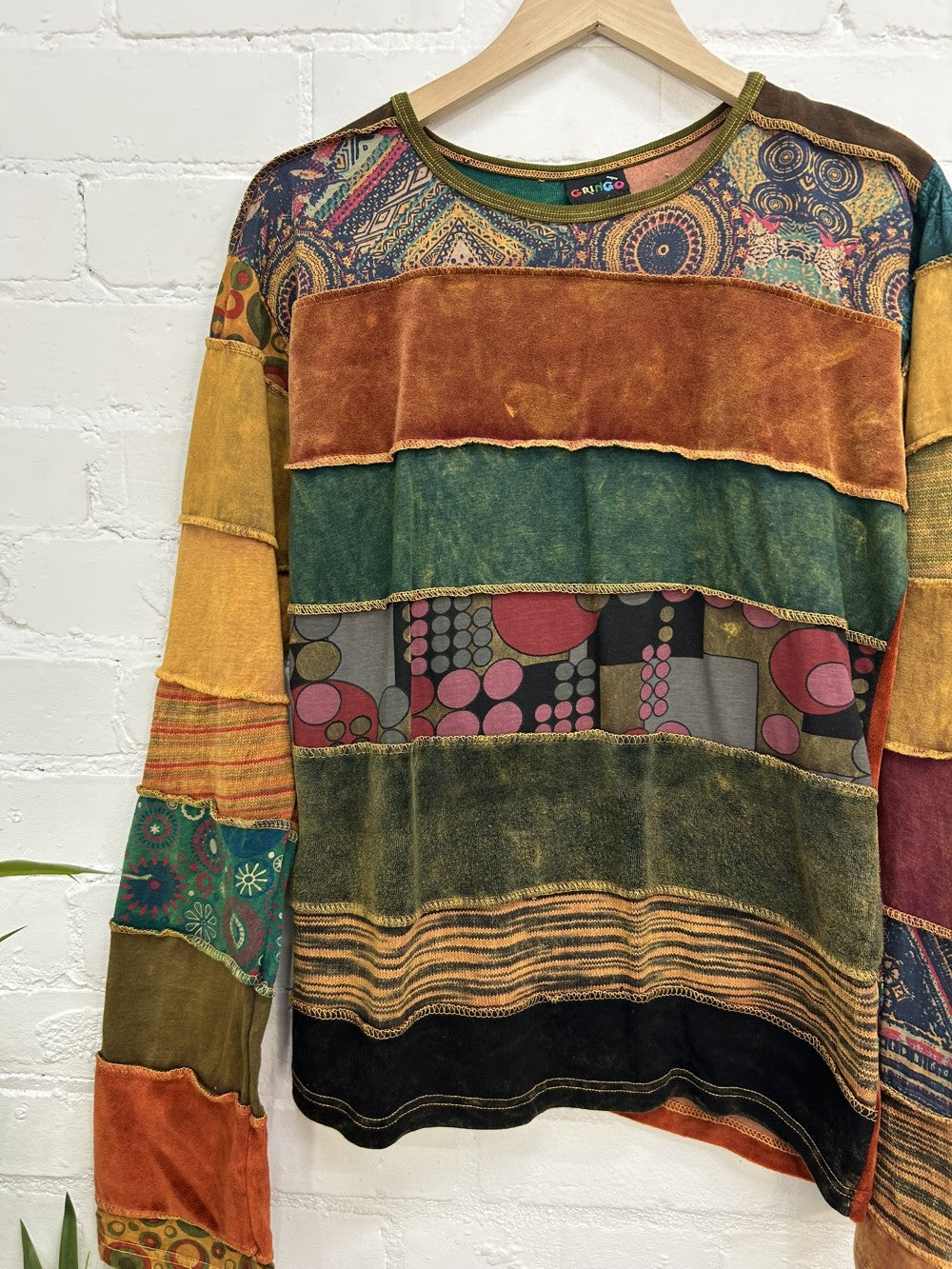Panelled Spacedye Tshirt