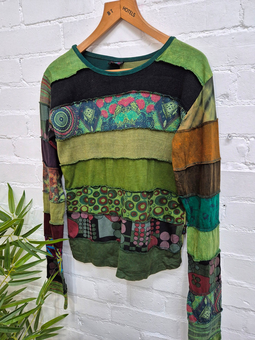 Panelled Spacedye Tshirt