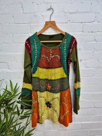 Embroidered Short Dress