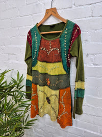 Embroidered Short Dress
