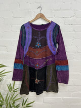 Embroidered Short Dress