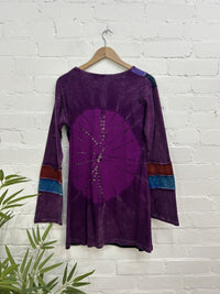 Embroidered Short Dress
