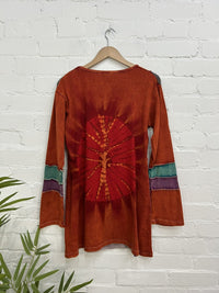 Embroidered Short Dress