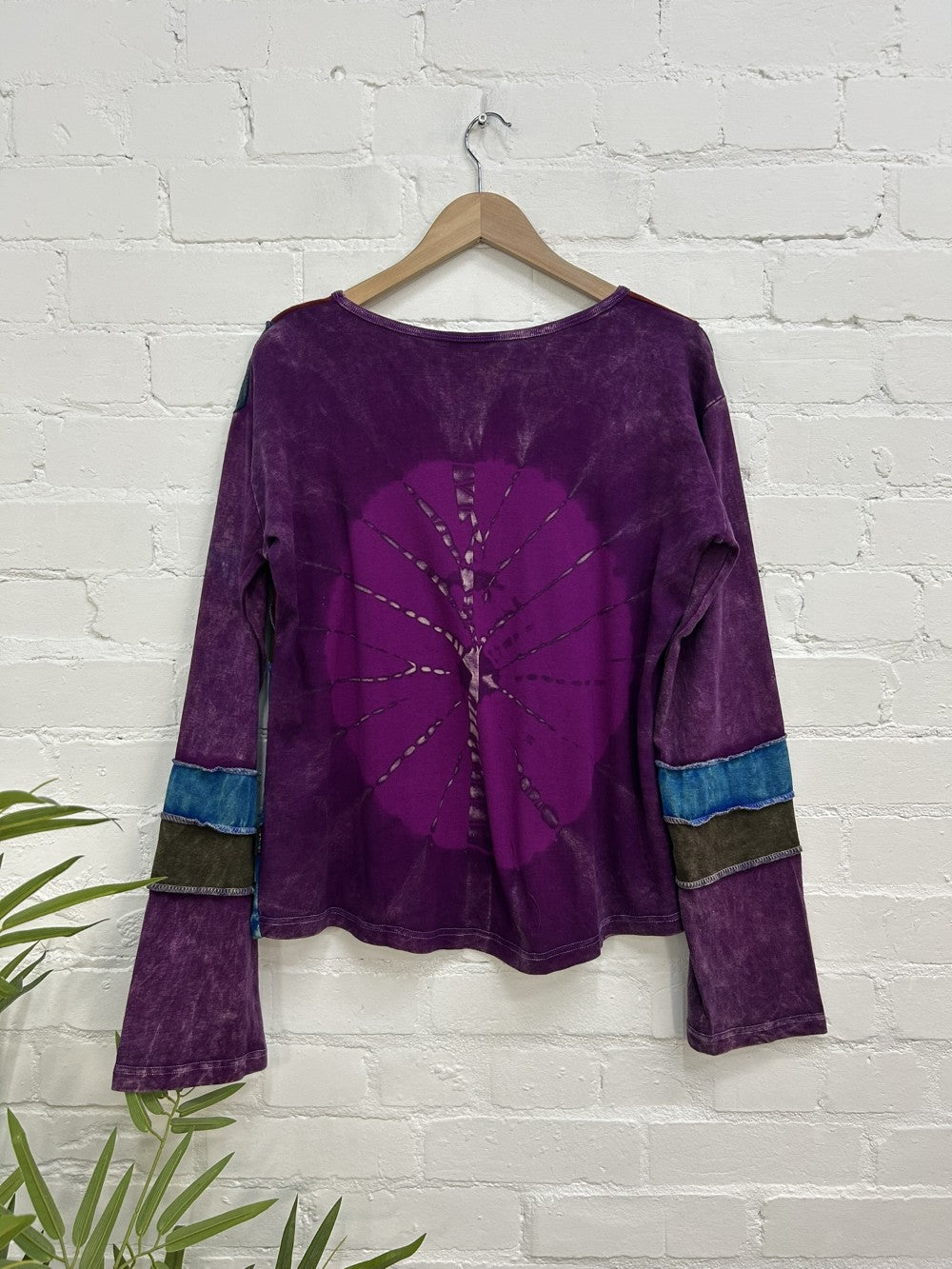 Embroidered Long Sleeve Top