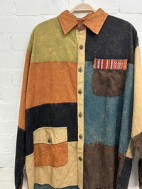 Stonewashed Patch Gheri Shirt