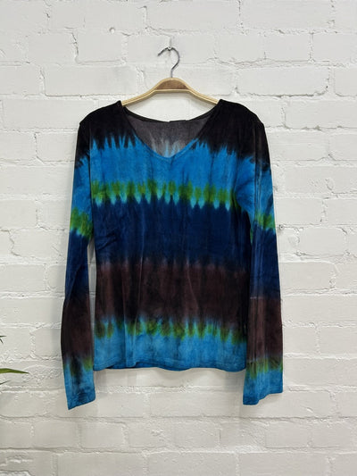 Velvet Dip Dye Top