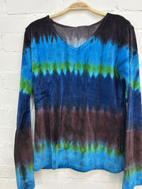 Velvet Dip Dye Top