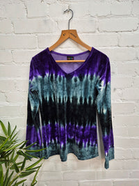 Velvet Dip Dye Top