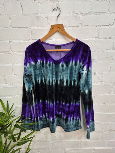Velvet Dip Dye Top