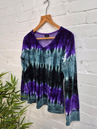 Velvet Dip Dye Top